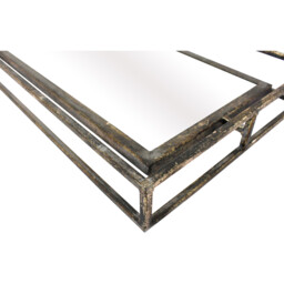 Sadie Rustic Effect Metal Framed Mirror - Natural - The Port. Co Gallery - Wilko - thumbnail 7
