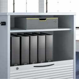 Durable Varicolor Safe Yellow Lockable GDPR Desktop Storage Drawer A4+ - Size: 9.5 x 28 x 35.6cm - Multi - Wilko - thumbnail 5