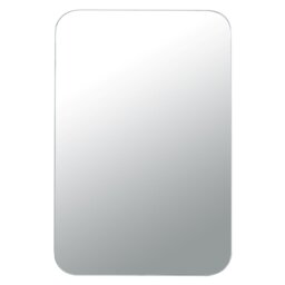 Eden Rectangular Bathroom Mirror - Silver - Wilko