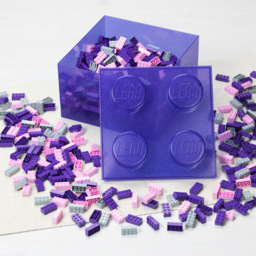 LEGO Set of 2 Storage Bricks - Size: 25 x 25 x 18cm - Multi - Wilko - thumbnail 3