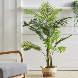 Living and Home Artificial Bamboo Palm Tree in Pot 150cm - Green - Wilko - thumbnail 3