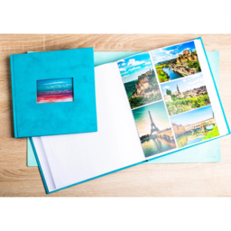 Exacompta Turquoise Photo Album 60 Sheets 300 Photos - Size: 4.7 x 30.3 x 32.8cm - Wilko - thumbnail 3