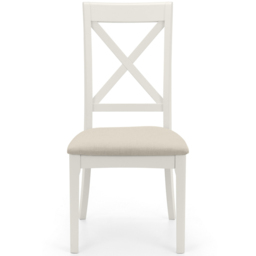 Julian Bowen Provence Set of 2 Ivory and Grey Dining Chair - Wilko - thumbnail 5