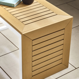 Furniturebox Cancun White Metal 2 Seater Outdoor Lounge Set - Wilko - thumbnail 5