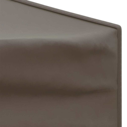 vidaXL 3 x 6m Taupe Foldable Party Tent with Sidewalls - Brown - Wilko - thumbnail 7