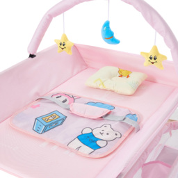 H&O Direct Newborn Diaper Changing Table with Storage - Size: 122 x 75 x 76cm - Pink - Wilko - thumbnail 5