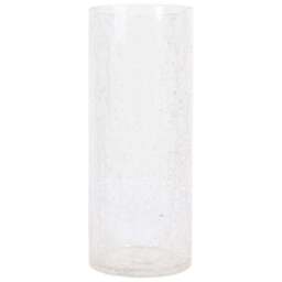 Tall Crackle Vase Clear - Wilko