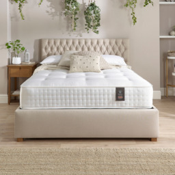 Aspire Small Double Natural Orthopaedic Pocket Mattress - White - Wilko - thumbnail 4