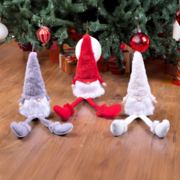 St Helens Grey Long Legged Sitting Henderick Gonk Decoration - Size: 380 x 120 x 120cm - Wilko - thumbnail 4