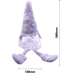 St Helens Grey Long Legged Sitting Henderick Gonk Decoration - Size: 380 x 120 x 120cm - Wilko - thumbnail 6