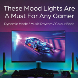 Global Gizmos Interactive Desktop Light Bar 2 Pack - Size: 32 x 9 x 9cm - Multi - Wilko - thumbnail 6