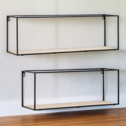 Premier Housewares Brixton Cuboid Shelves - Size: 80 x 18 x 25cm - Multi - Interiors by Premier - Wilko - thumbnail 1