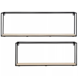 Premier Housewares Brixton Cuboid Shelves - Size: 80 x 18 x 25cm - Multi - Interiors by Premier - Wilko - thumbnail 4