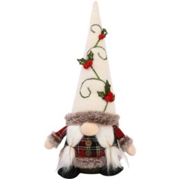 Winter Chalet Gonk Ornament Cream - Santa's Chalet - Wilko - thumbnail 1