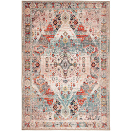 Kukoon Distressed Vintage Washable Beige Grey Rug 200 x 290cm - n/a - Wilko