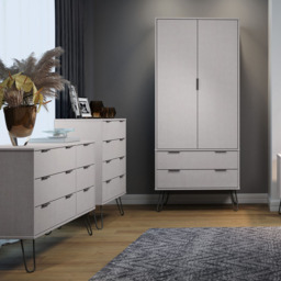Core Products Augusta 4 Drawer Grey Narrow Chest of Drawers - Wilko - thumbnail 7