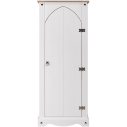 Core Products Corona Single Door White Vestry Cupboard - Wilko - thumbnail 3