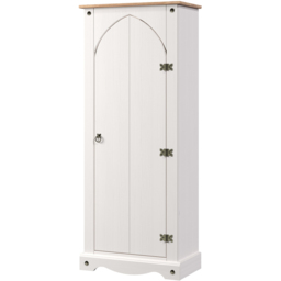 Core Products Corona Single Door White Vestry Cupboard - Wilko - thumbnail 4