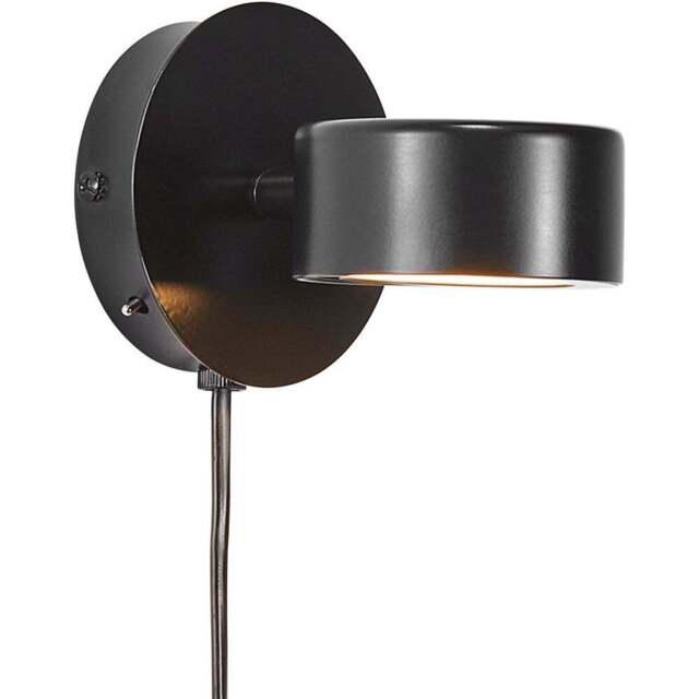 Nordlux Clyde Black Wall Light - Size: 10 x 10 x 10cm - Wilko - image 1