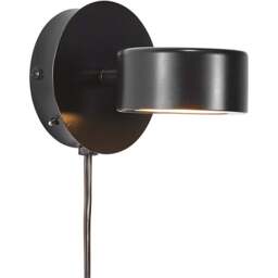 Nordlux Clyde Black Wall Light - Size: 10 x 10 x 10cm - Wilko - thumbnail 1