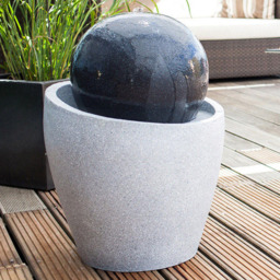 Heissner Black White Jupiter Water Feature - Size: 35 x 35 x 63cm - Wilko - thumbnail 3