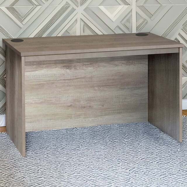 R White Cabinets Large Home Office Desk Grey - Size: 72.8 x 120 x 70cm - Wilko - image 1