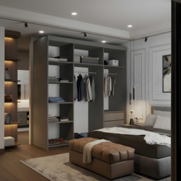 Sliding Wardrobes 4U Monali 2 Door Grey Silver Trim Mirrored Wardrobe 200cm - Wilko - thumbnail 5