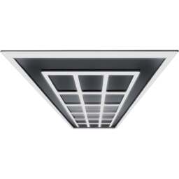 Ener-J 18 Square Designer Ceiling Light with Frame - Size: 120 x 40 x 20cm - White - Wilko - thumbnail 1