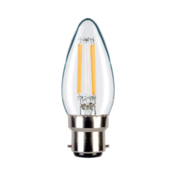 TCP Filament Candle 470L B22 Bulbs Warm White - Wilko - thumbnail 3