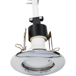 ValueLights Chrome Fixed Warm White LED Ceiling Downlight 6 Pack - Silver - Wilko - thumbnail 5