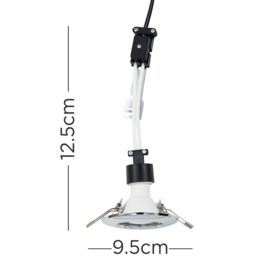 ValueLights Chrome Fixed Warm White LED Ceiling Downlight 6 Pack - Silver - Wilko - thumbnail 6