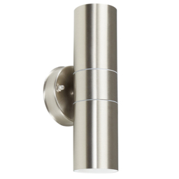 ValueLights Silver Outdoor Wall Up Down Light with Dusk till Dawn Sensor - Size: 23 x 10 x 10cm - Wilko - thumbnail 7