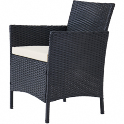 Home Detail Maya 4 Seater Black Rattan Sofa Dining Set with Cover - Wilko - thumbnail 5