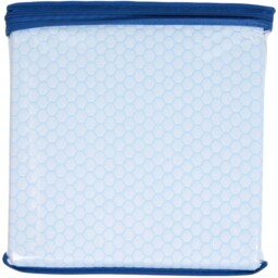 Cooling Waterproof Mattress Protector - Blue/Double - Wilko - thumbnail 3