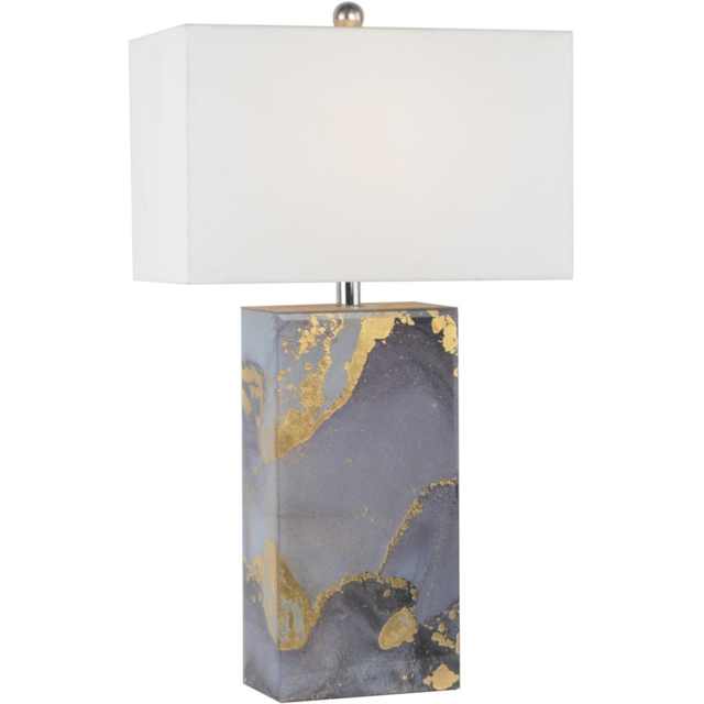 Marble Effect Glass Table Lamp - Wilko - image 1