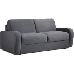 Jay-Be Deco 3 Seater Brushed Twill Admiral Sofa Bed with e-Sprung Mattress - Size: 2 Seater - Grey - Wilko - thumbnail 3