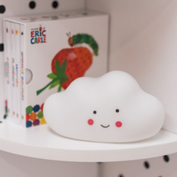 ValueLights Children Nursery Cloud LED Nightlight with Remote - Size: 8 x 15 x 8cm - White - Wilko - thumbnail 3