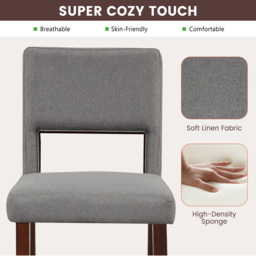 Costway Grey Bar Stool Set of 2 - Size: 104 x 49 x 30cm - Wilko - thumbnail 5