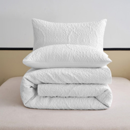 Velosso Winchester Double White Duvet Set - Wilko - thumbnail 4
