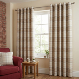 Divante Hatfield Natural Check Blackout Curtains 168 x 183cm - Size: W 183 x D 168cm - Wilko - thumbnail 7
