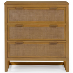 Teamson Home Hatteras 3 Drawer Natural Dresser - Wilko - thumbnail 4