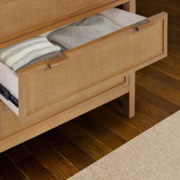 Teamson Home Hatteras 3 Drawer Natural Dresser - Wilko - thumbnail 6