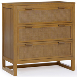 Teamson Home Hatteras 3 Drawer Natural Dresser - Wilko - thumbnail 3
