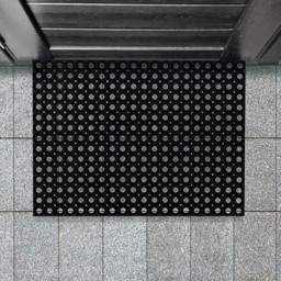 Floortex Doortex Octomat Black All-Weather Heavy Duty Outdoor Doormat 80 x 120cm - Size: 120 x 80 x 1.6cm - Wilko - thumbnail 3