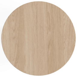 GFW Omari Oak Slatted Side Table - Size: 50 x 50 x 50cm - Wilko - thumbnail 5