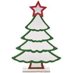 The Seasonal Gift Co. Multicolour LED Xmas Tree Infinity Stand Light 32cm - Size: 31 x 21.5 x 5cm - Clear - Wilko - thumbnail 4
