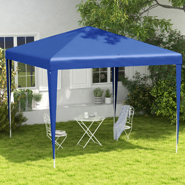 Outsunny 2.7 x 2.7m Blue Marquee Party Tent - Size: 110 x 14 x 15.5cm - Wilko - image 1