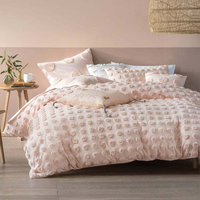 Linen House Haze Double Tufted Duvet Cover Set - Multi - Wilko - image 1