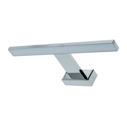 Milagro Shine Silver LED Wall Lamp 30cm 230V - Size: 12 x 30 x 4cm - Wilko - thumbnail 3
