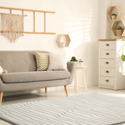 Esselle Home Aura Dune Natural and Mink Rug 200 x 290cm - Cream - Wilko - thumbnail 6